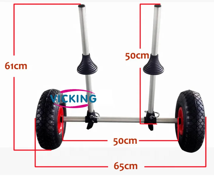 Lakes Rivers Aluminum Fishing  - Fishing Kayak Cart ulasan dan harga