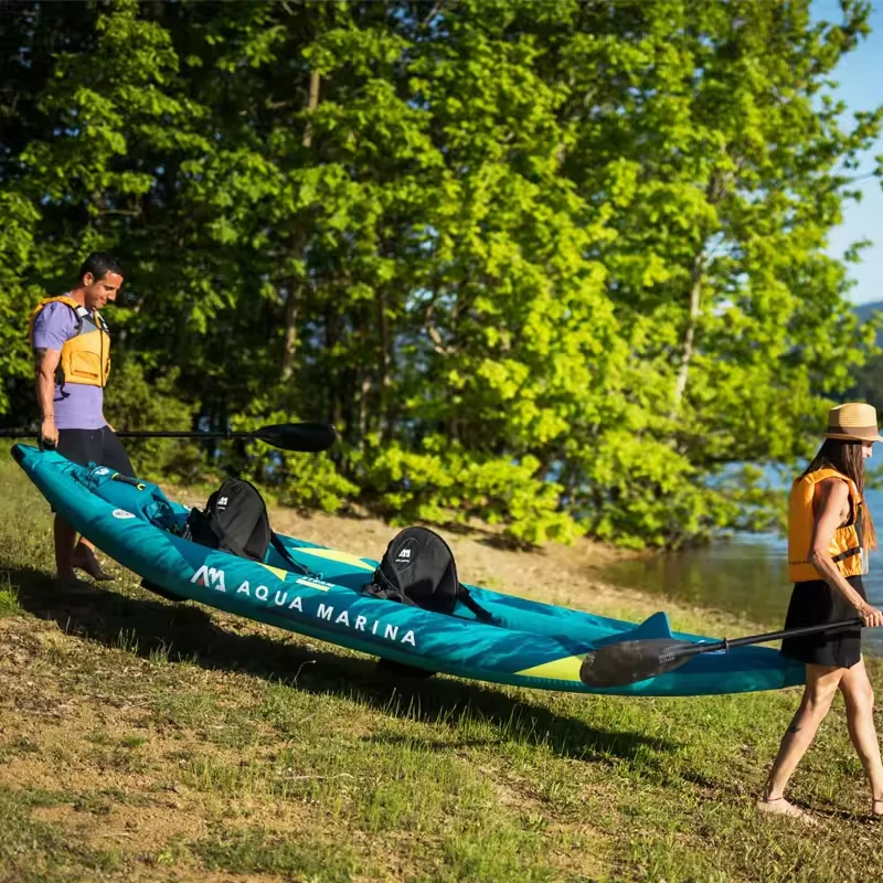 Canoe Kayak Inflatable Boat 1- - Fishing Kayak Paddle ulasan dan harga