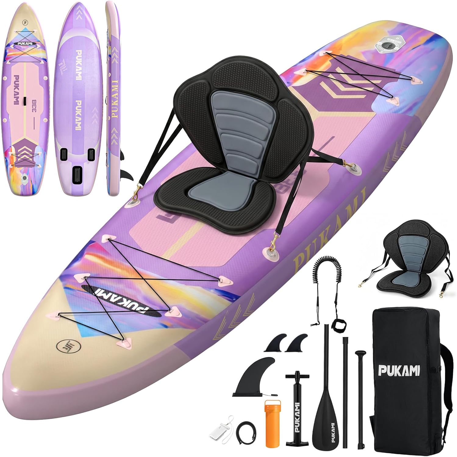 Extra Wide Inflatable Stand Up - Fishing Kayak Paddle ulasan dan harga